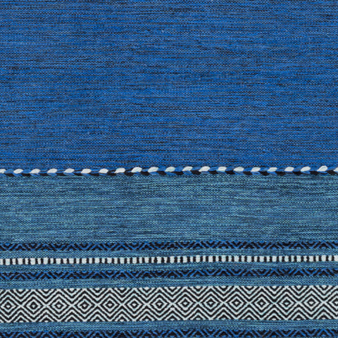Image of Surya Trenza Global Navy, Dark Blue, Pale Blue, Black Rugs TRZ-3003