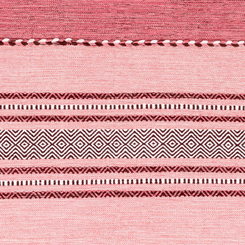 Image of Surya Trenza Global Pale Pink, Bright Pink, Blush, White, Rose, Dark Brown Rugs TRZ-3005