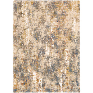 Surya Tuscany Modern White, Butter, Khaki, Aqua, Burnt Orange, Metallic - Champagne Rugs TUS-2303