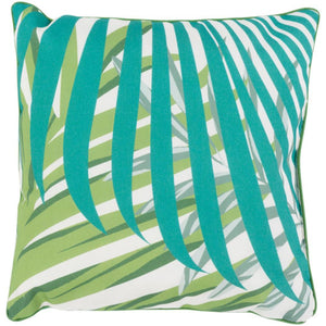 Surya Ulani Indoor / Outdoor Emerald, Grass Green, Black Pillow Cover UL-005-Wanderlust Rugs