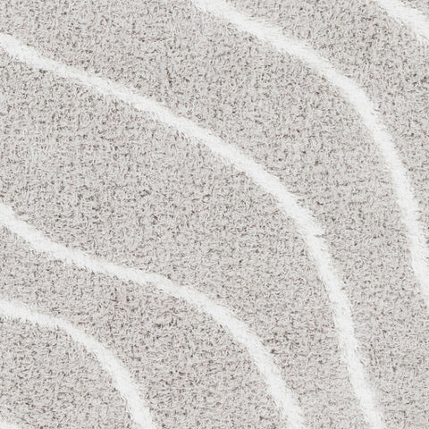 Image of Surya Urban Shag Modern Light Gray, White Rugs USG-2308