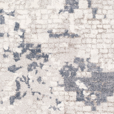 Image of Surya Venice Modern Denim, Pale Blue, Light Gray, Medium Gray, Ivory Rugs VNE-2300