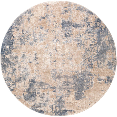 Image of Surya Venice Modern Denim, Pale Blue, Camel, Light Gray, Ivory Rugs VNE-2303