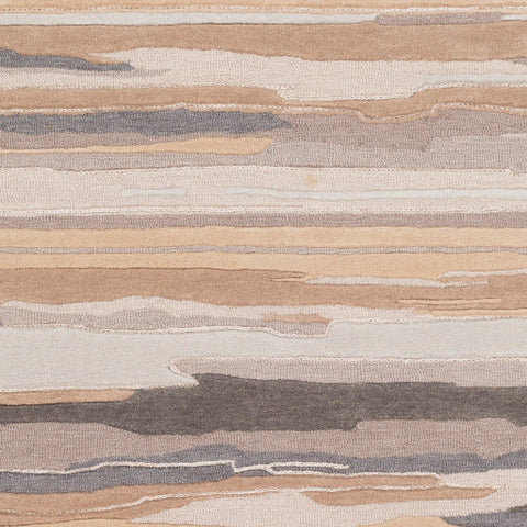 Image of Surya Vernier Modern Beige, Taupe, Medium Gray, Tan, Khaki Rugs VRN-1009