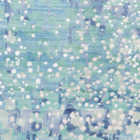 Image of Surya Watercolor Modern Sea Foam, Sky Blue, Lime, Light Gray, Denim, Navy, Medium Gray Rugs WAT-5005