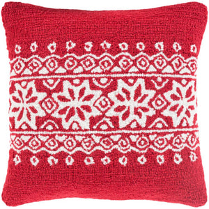 Surya Winter Transitional Bright Red, White Pillow Kit WIT-010-Wanderlust Rugs