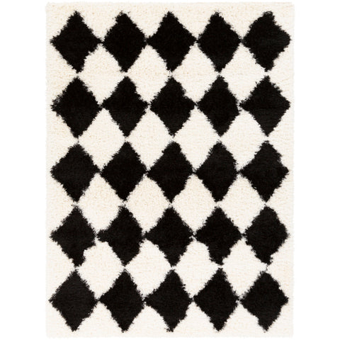 Image of Surya Winfield Modern Black, Ivory, White Rugs WNF-1006