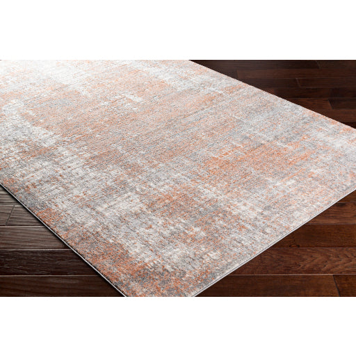 Surya Zermatt Modern Burnt Orange, Camel, Light Gray, Cream, Medium Gray, Charcoal Rugs ZRT-2318