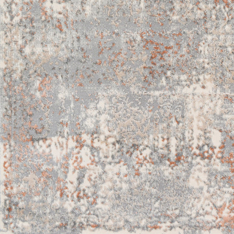 Image of Surya Zermatt Traditional Burnt Orange, Camel, Cream, Light Gray, Medium Gray, Charcoal, Taupe Rugs ZRT-2325
