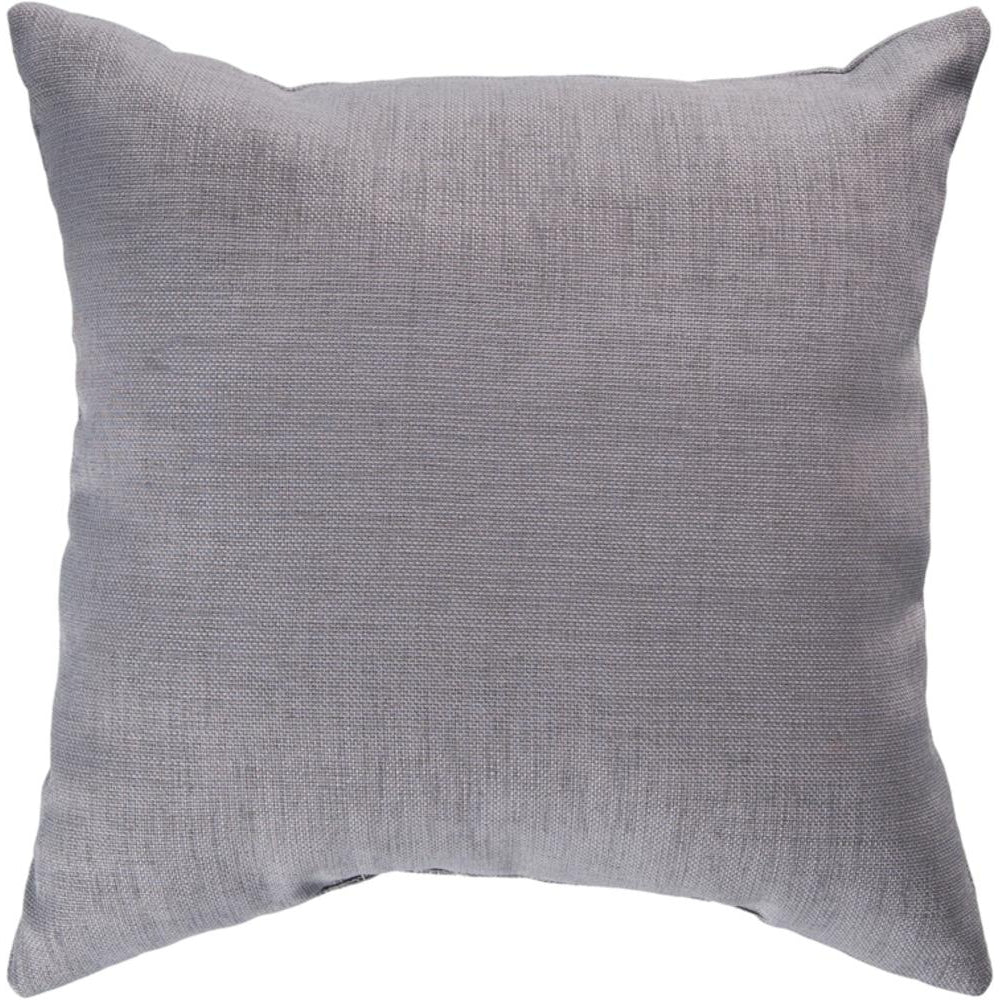 Surya Storm Indoor / Outdoor Medium Gray Pillow Cover ZZ-406-Wanderlust Rugs